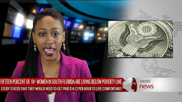 According to a study by the Institute for Women’s Policy Research, in 2016 15.4 percent of women 18 and older in Florida are living below the federal poverty line of $11,880 for individuals