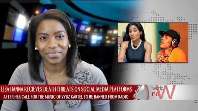 Former Jamaican Minister of Youth and Culture has received death threats after call for the music of DJ Vybz Kartel to be banned from radio.