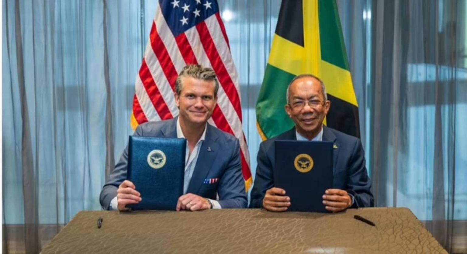 U.S. and Jamaica sign major military deal to deepen security cooperation