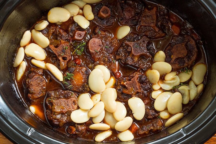 Traditional Jamaican Oxtail & Beans