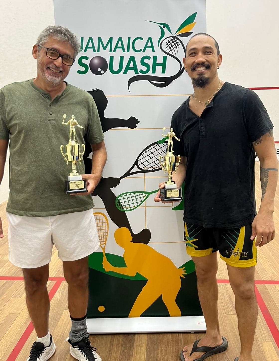 Chin survives five-game thriller as Mair claims Over-50 crown at All Jamaica Masters Squash Finals