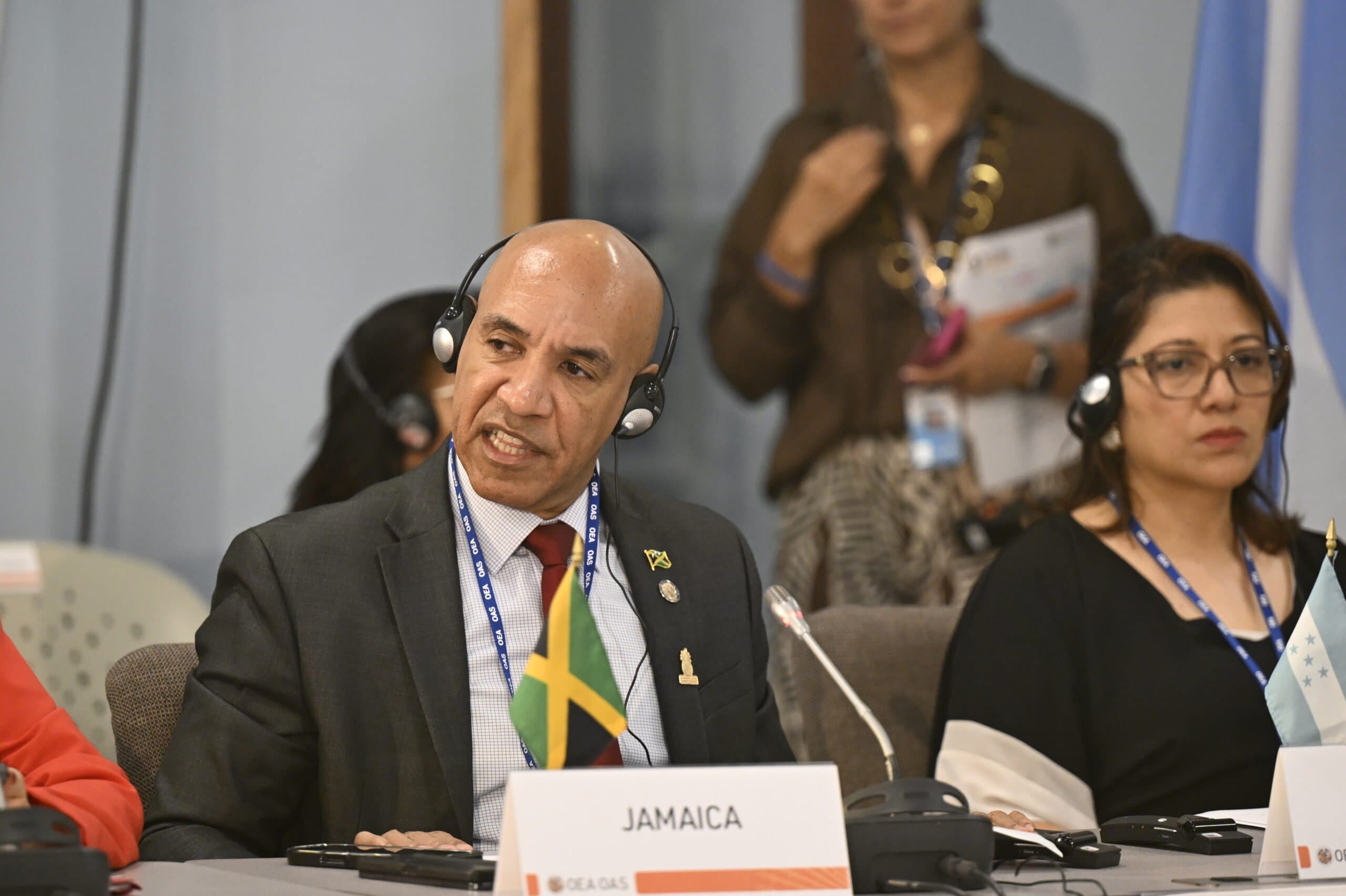 Ambassador Anderson delivers national statement at historic OAS General Assembly in Antigua