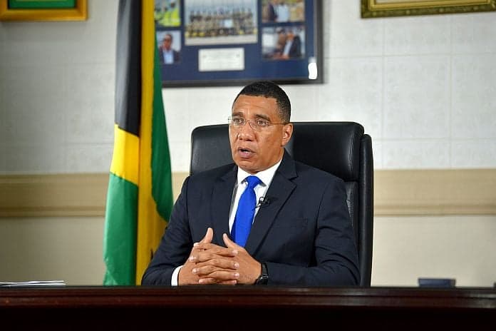 Jamaica's PM Andrew Holness announces creation of Ministry of Defence
