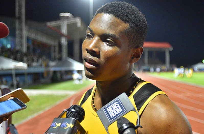 Guyana’s Daniel Williams smashes South American 200m indoor record in thrilling NAIA victory