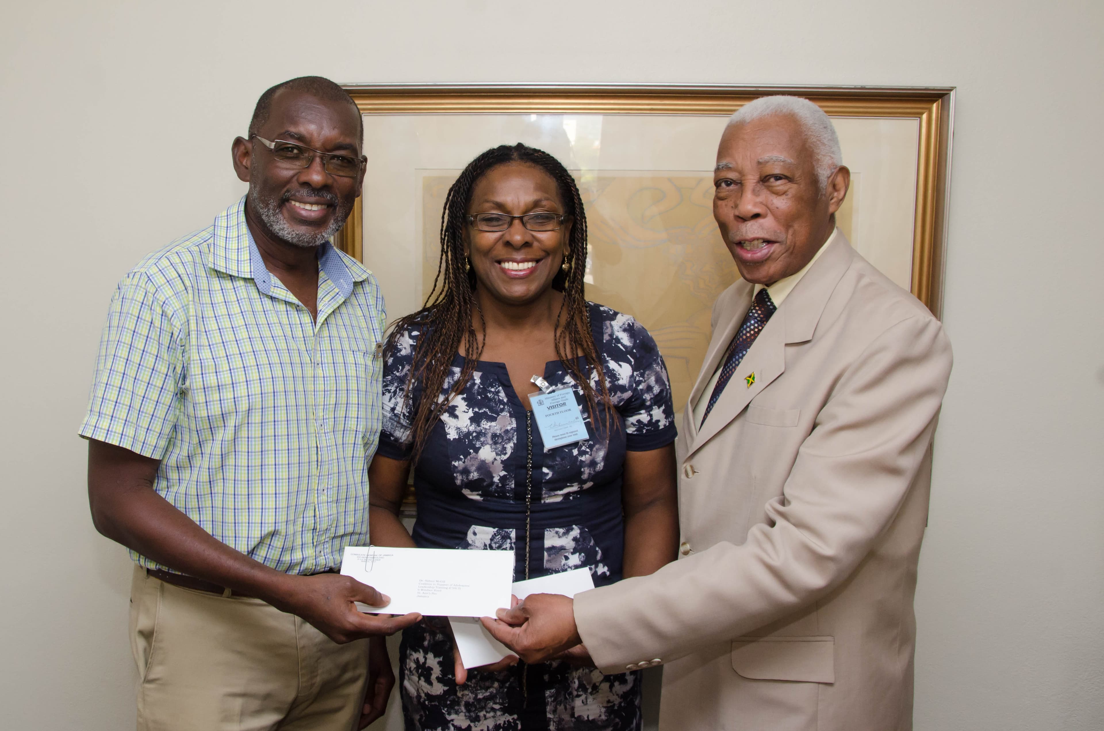 Jamaican Foreign Missions give to local charities