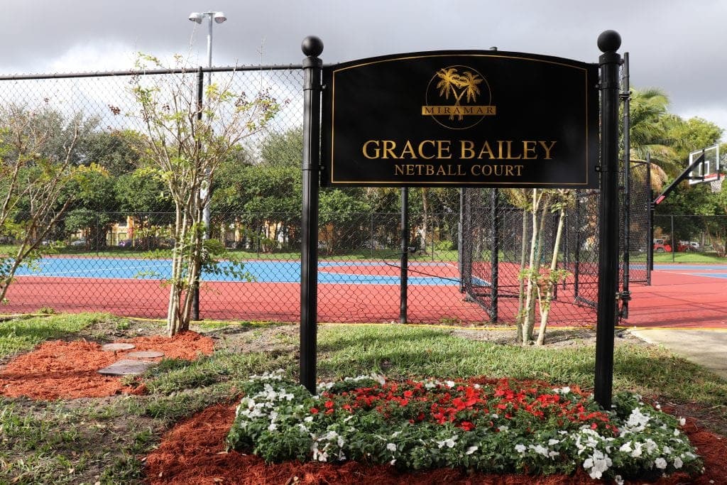 Miramar Netball Court Named in Honor of Netball Legend Grace Bailey