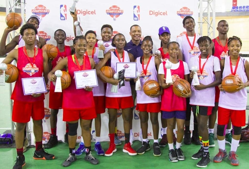 Digicel NBA jumpstart players for NBA NYC experience