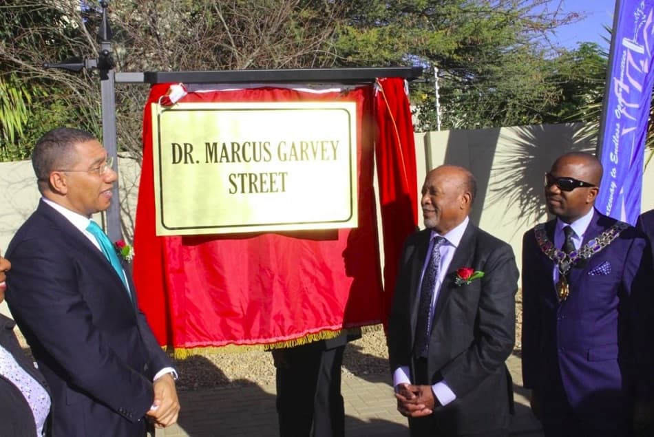 Namibia names street in honor of Marcus Garvey