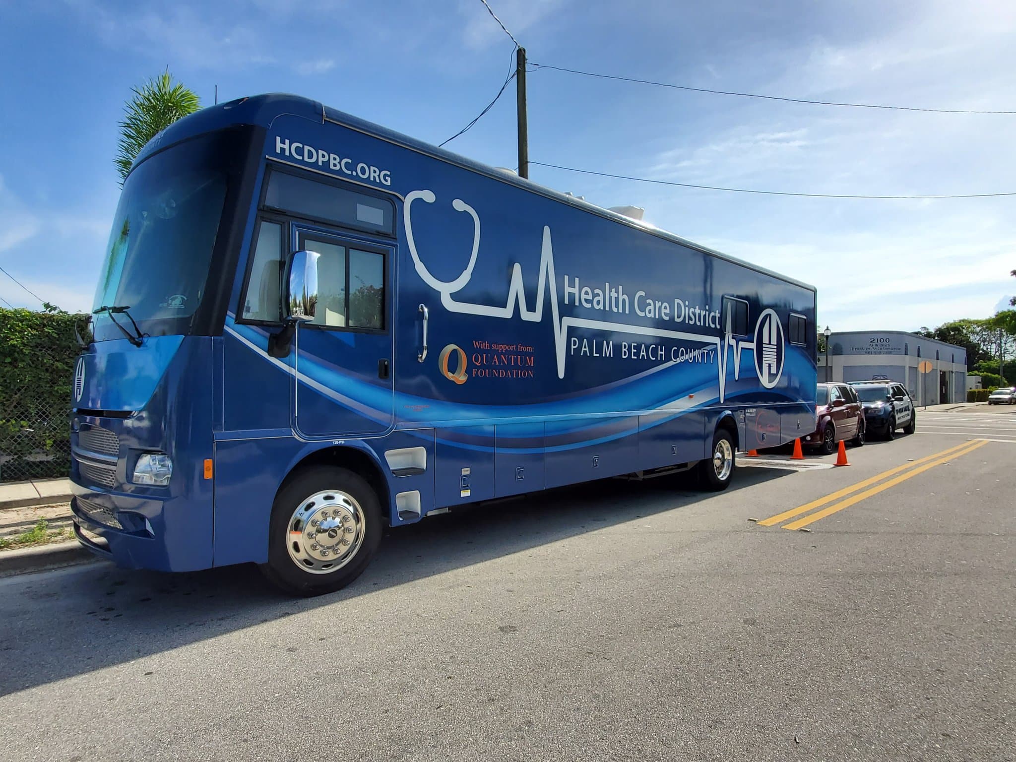 Mobile units providing healthcare enrollment assistance in Palm Beach County
