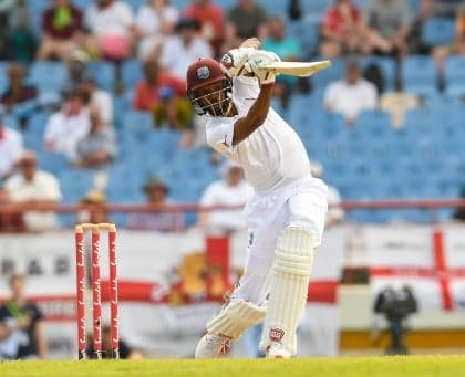 England wins third Test, but Windies batsman Roston Chase shines