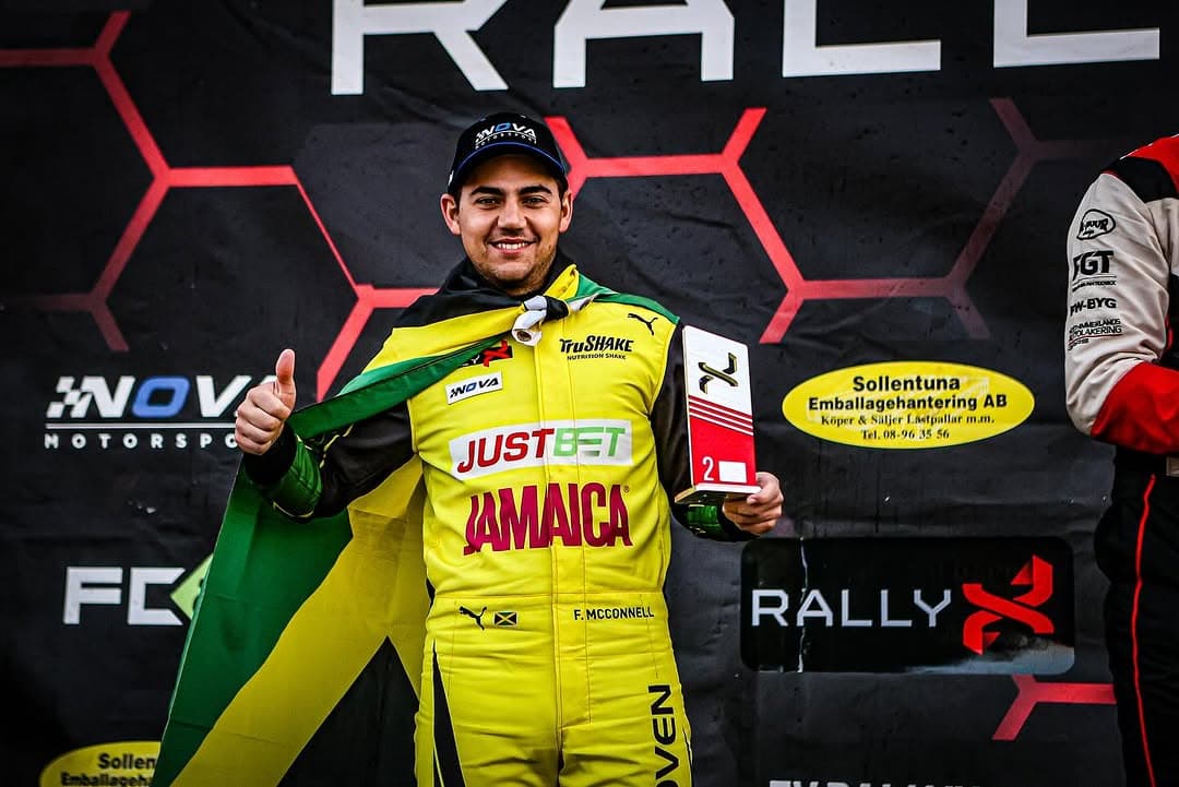 Fraser McConnell charges to podium in RallyX Euro Series opener