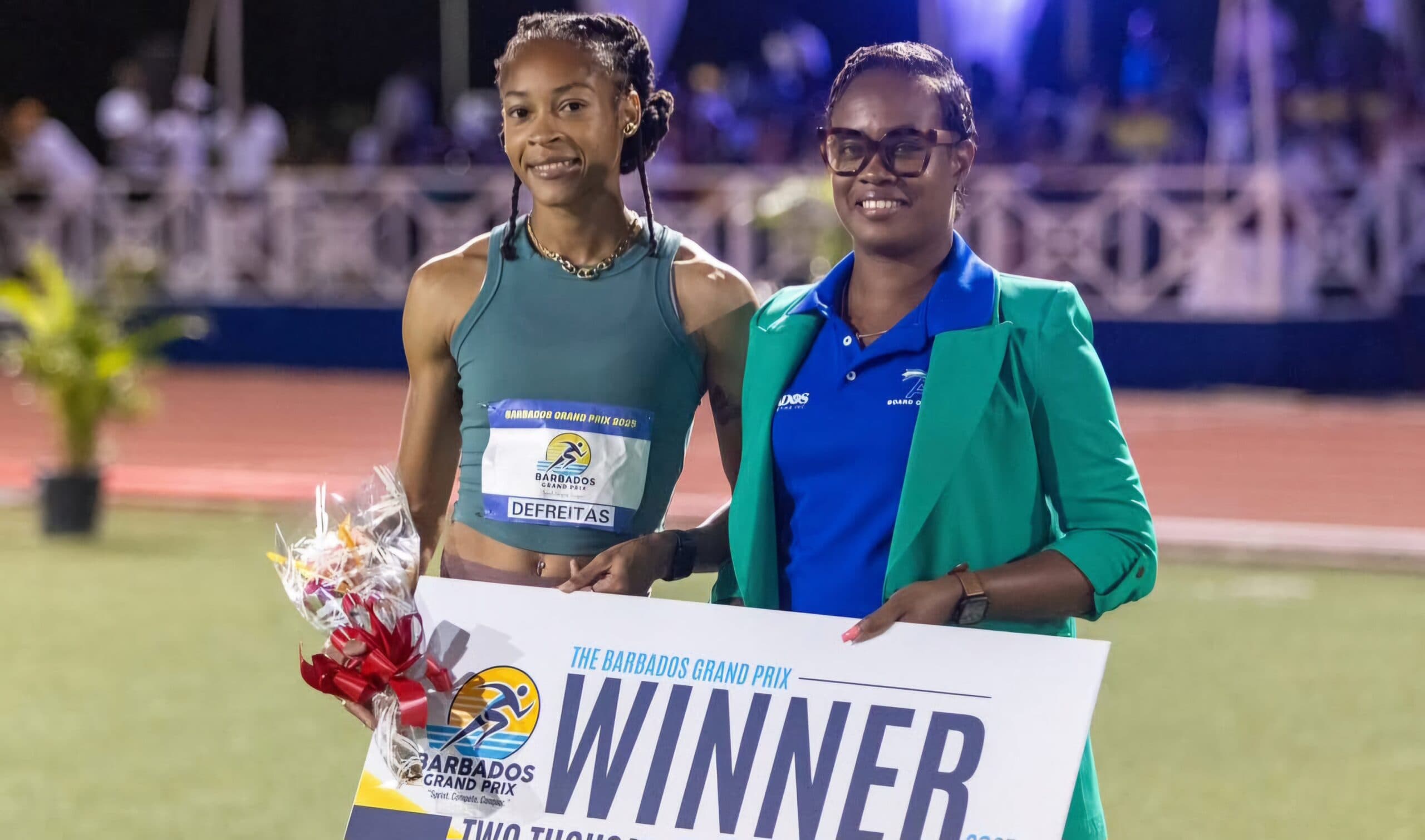 Barbadian stars shine bright at inaugural Grand Prix