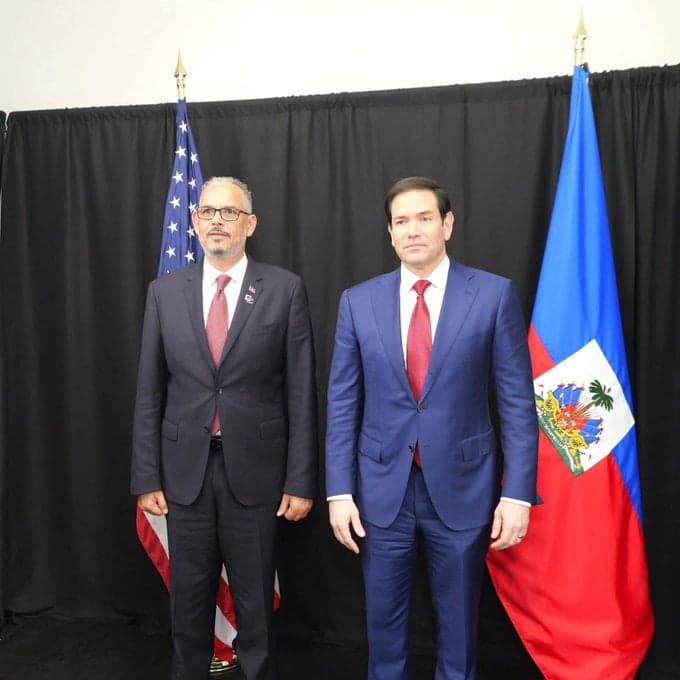 Haiti PM meets US Secretary of State Rubio on security, elections