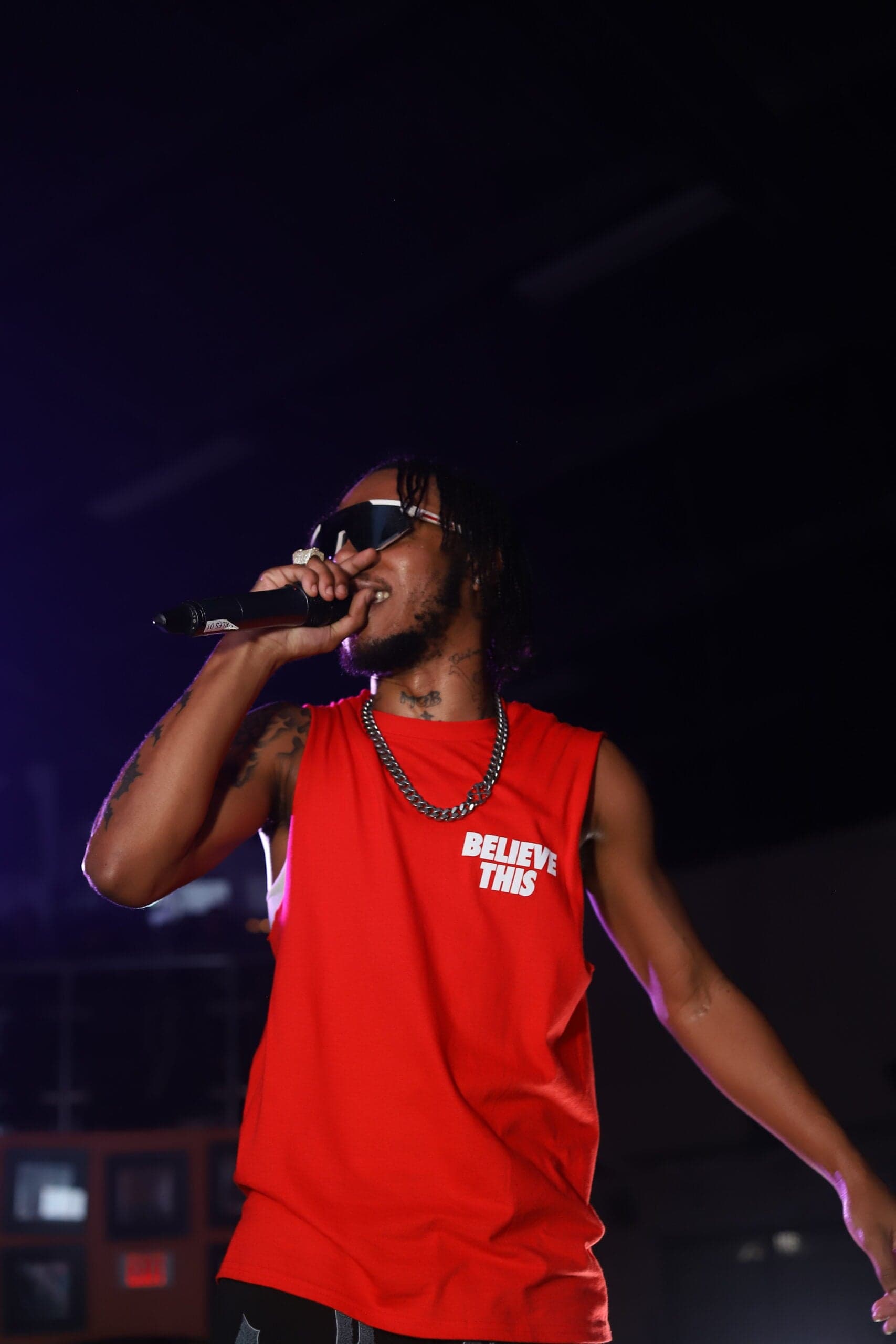 Bayka ignites Livewire stage with Ruff Kutt Band at Usain Bolt's Tracks and Records