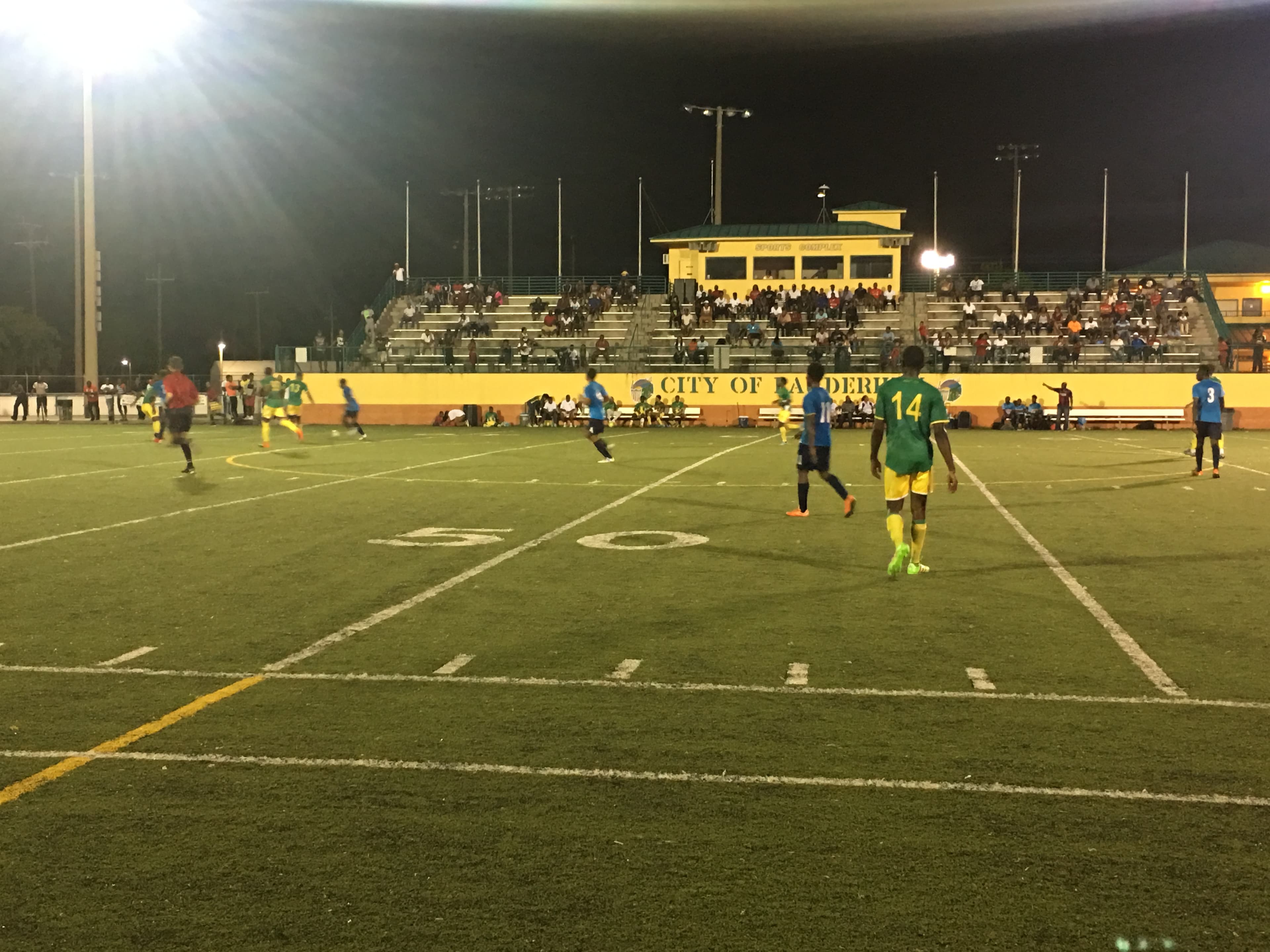 Lauderhill Lions take on Team Haiti in Playoff match