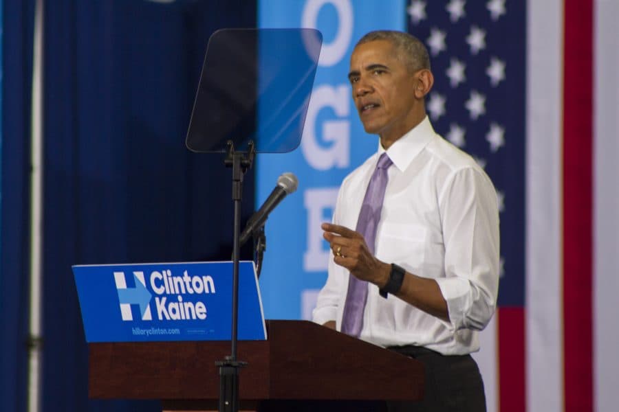 Obama stomps for Obamacare in Miami