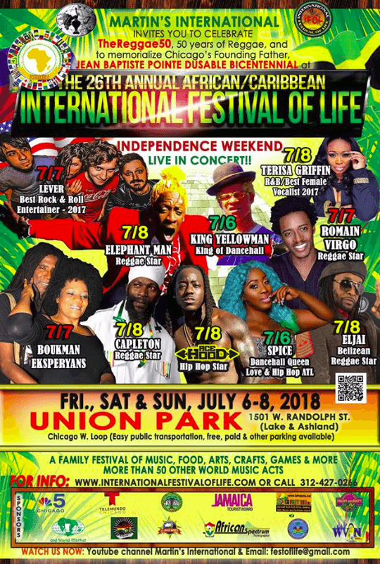 Capleton, Spice for International Festival Of Life