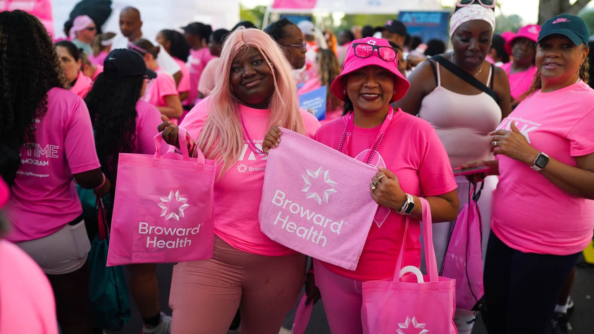 Broward Health mobilizes 523 participants for breast cancer awareness walk