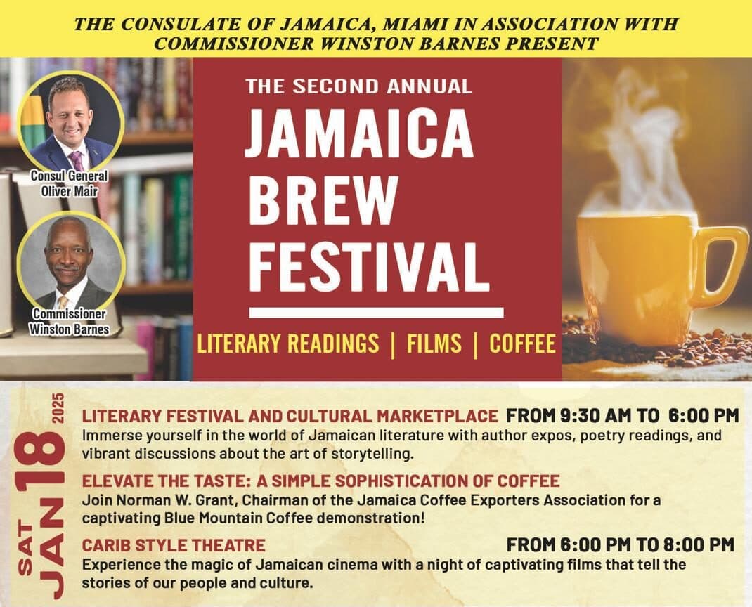 Jamaican Consulate's Jamaica Brew Festival Set for January 18 in Miramar
