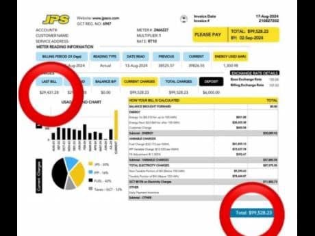 Jamaicans see significant increase in electric bills, JPS blames higher fuel charge