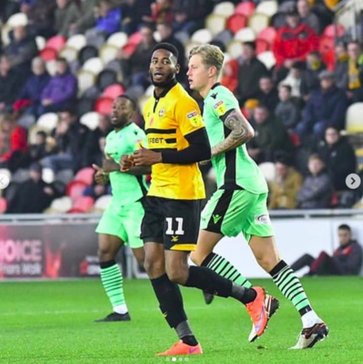 Jamaican Matt’s goal helps send Newport County up to third