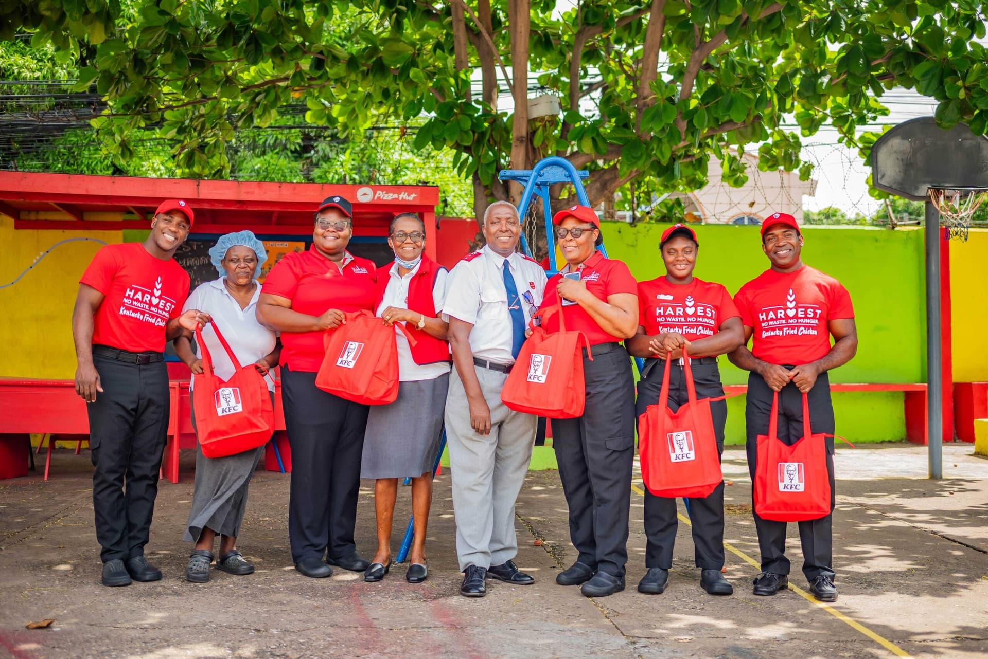 KFC Jamaica donates surplus food to charities and shelters