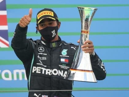 F1 Driver Lewis Hamilton “Humbled” After Record-equalling Victory