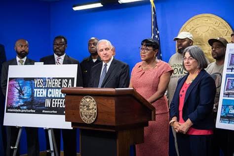 Miami-Dade Commission Chairwoman Audrey Edmonson and Mayor Gimenez launch Group Violence Intervention