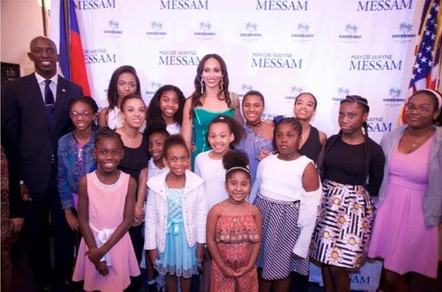 Haitian Miss Universe runner up welcomed by Miramar