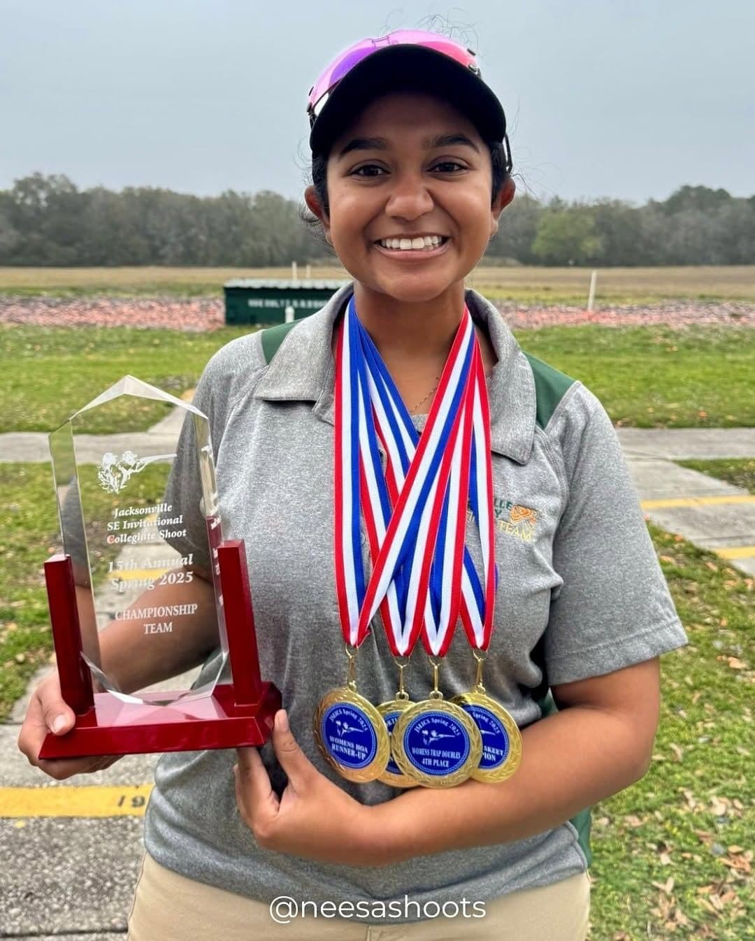 Neesa DaCosta breaks new ground as one of America’s elite collegiate female shooters