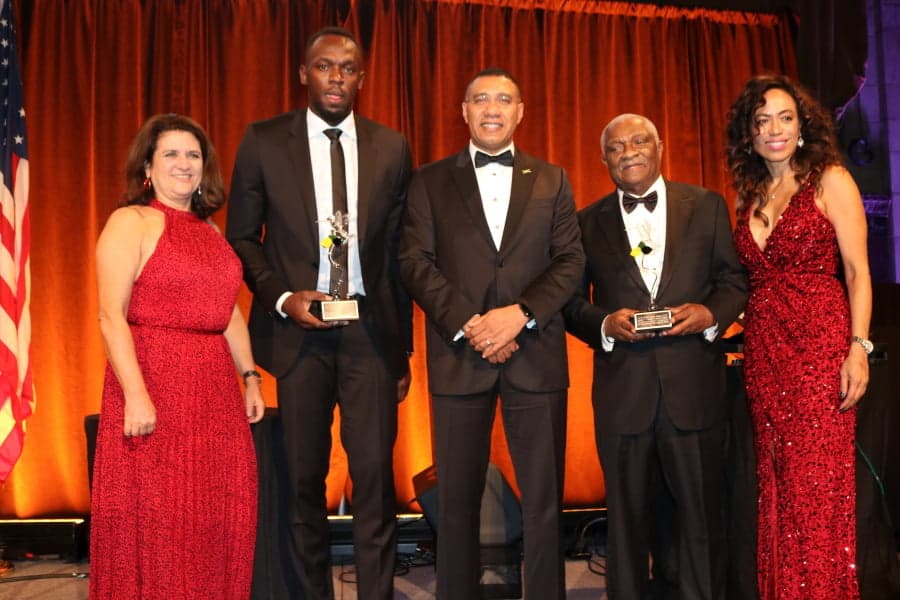 A Massive New York Celebration of Usain Bolt and Glen Christian, Compliments of American Friends of Jamaica