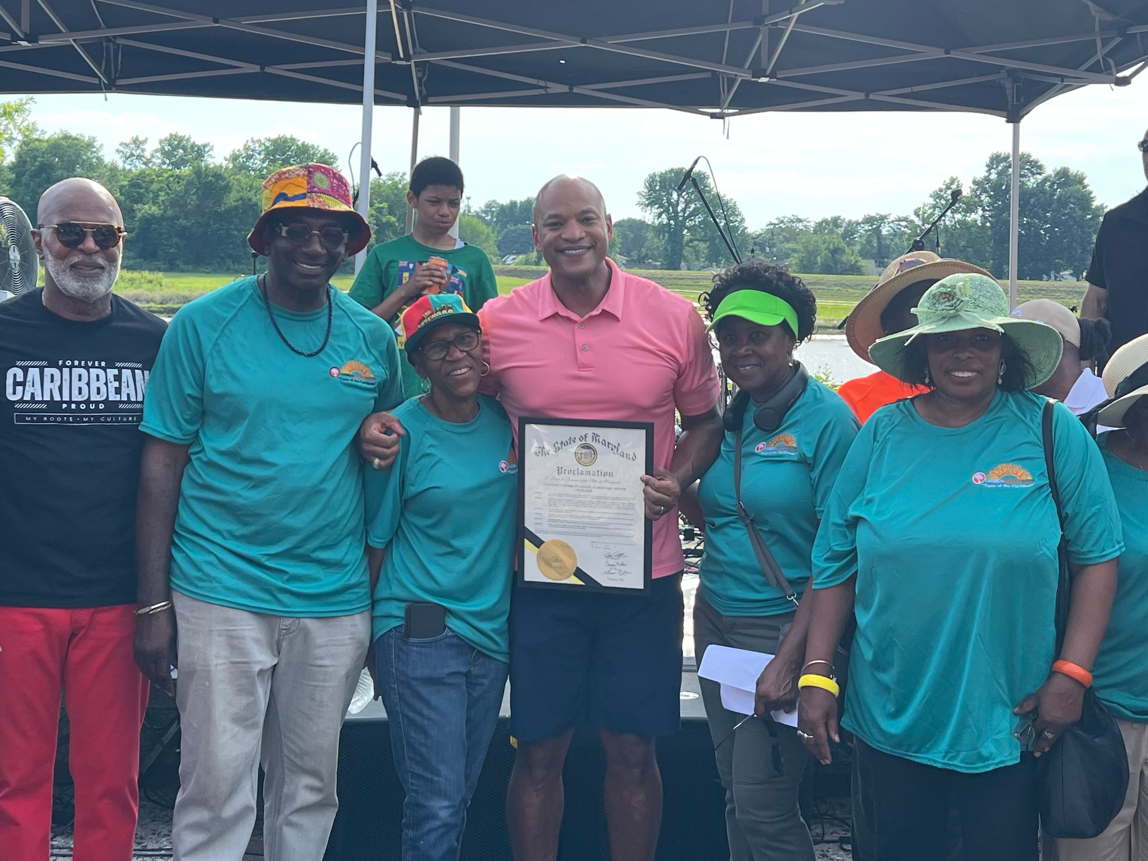 Maryland Gov. Wes Moore celebrates Jamaican roots at Caribbean Heritage Festival