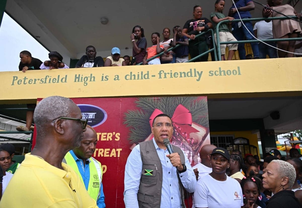 PM Holness reassures Jamaicans there is no ban on Christmas parties