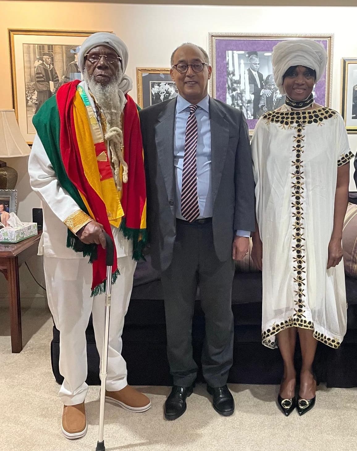 Rastafarian elder Ras Michael declares 'Selassie is not God!'