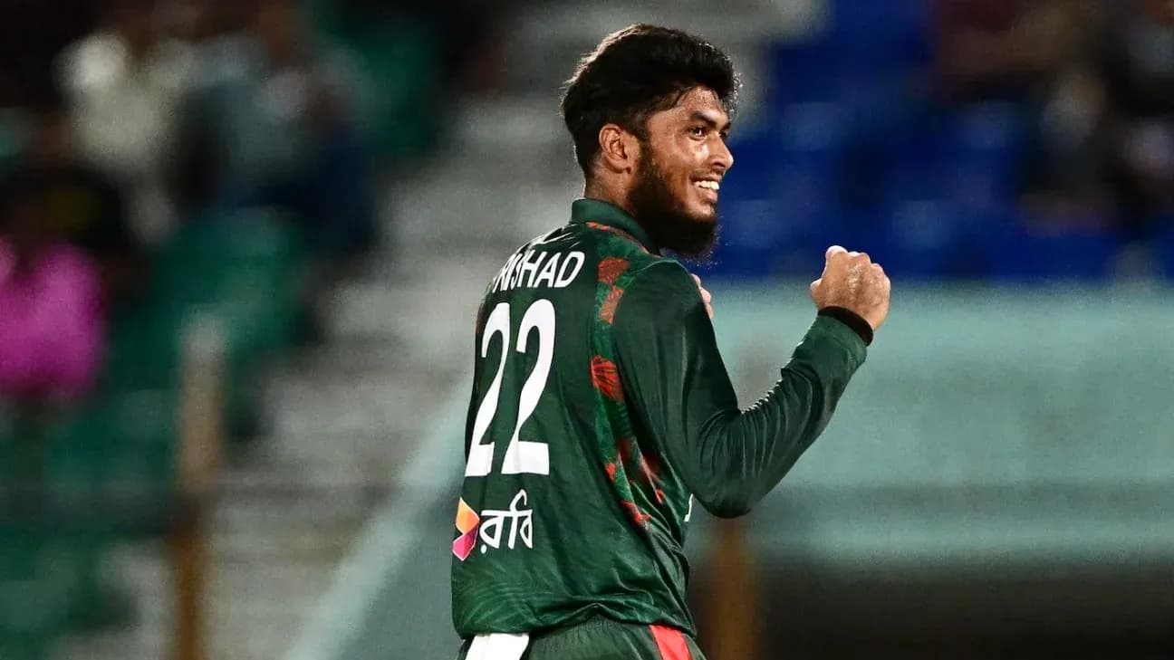 Rishad Hossain’s six-for spins Bangladesh to 74-run triumph over West Indies