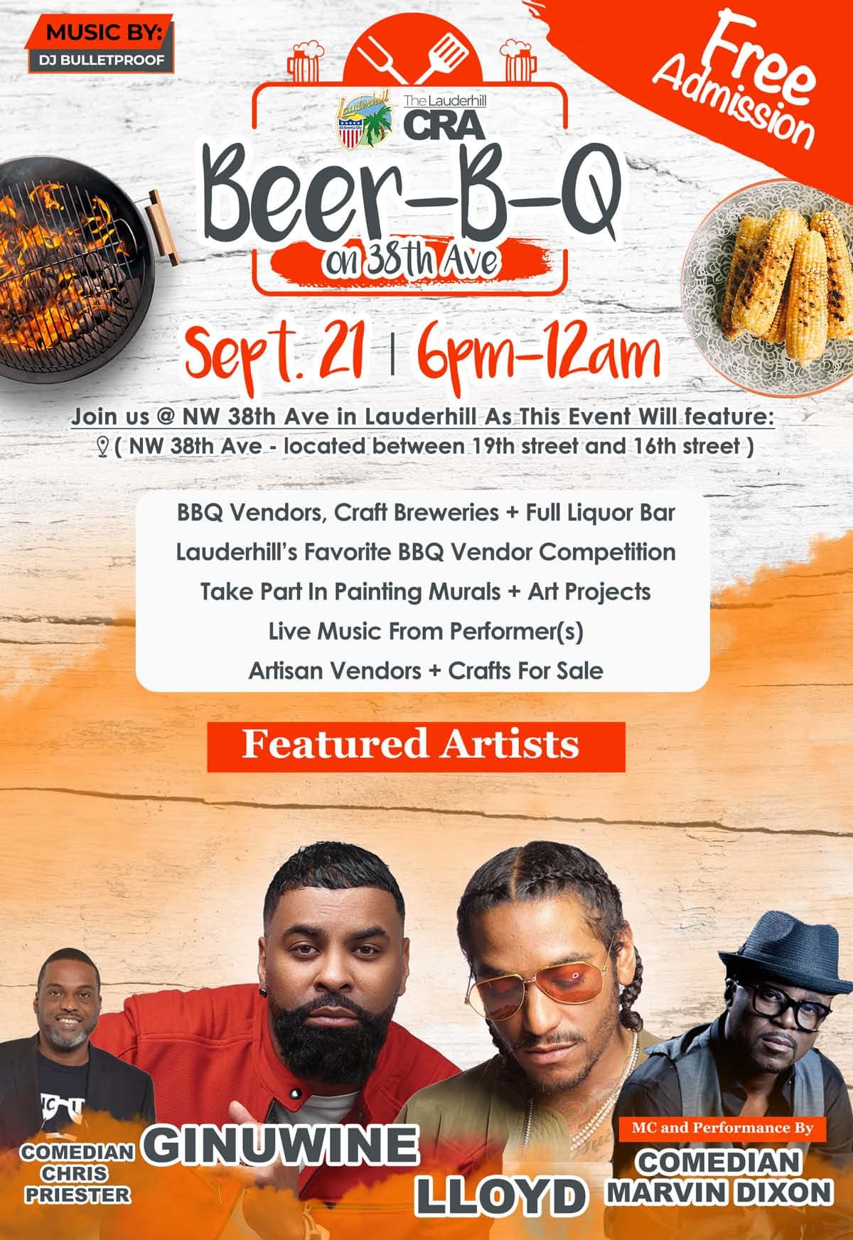 Ginuwine and Lloyd are Coming to Lauderhill on Saturday, September 21st