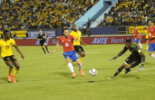 Reggae Boyz, Costa Rica draw 1-1
