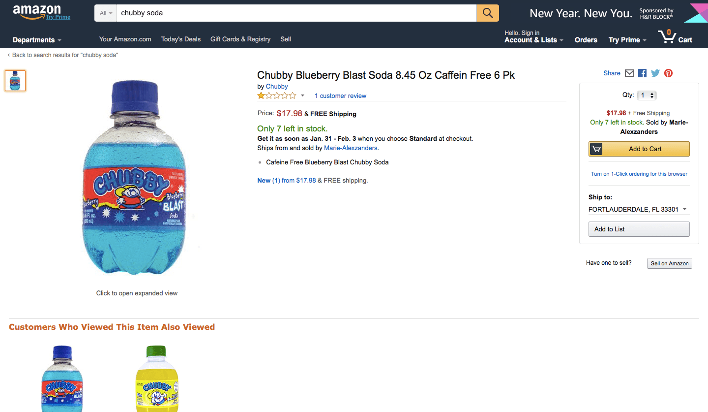 Popular Caribbean soda, Chubby, now available online