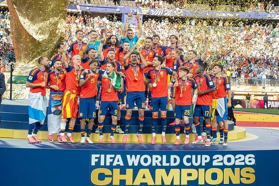 Spain returns to football's summit with extra-time triumph over Argentina