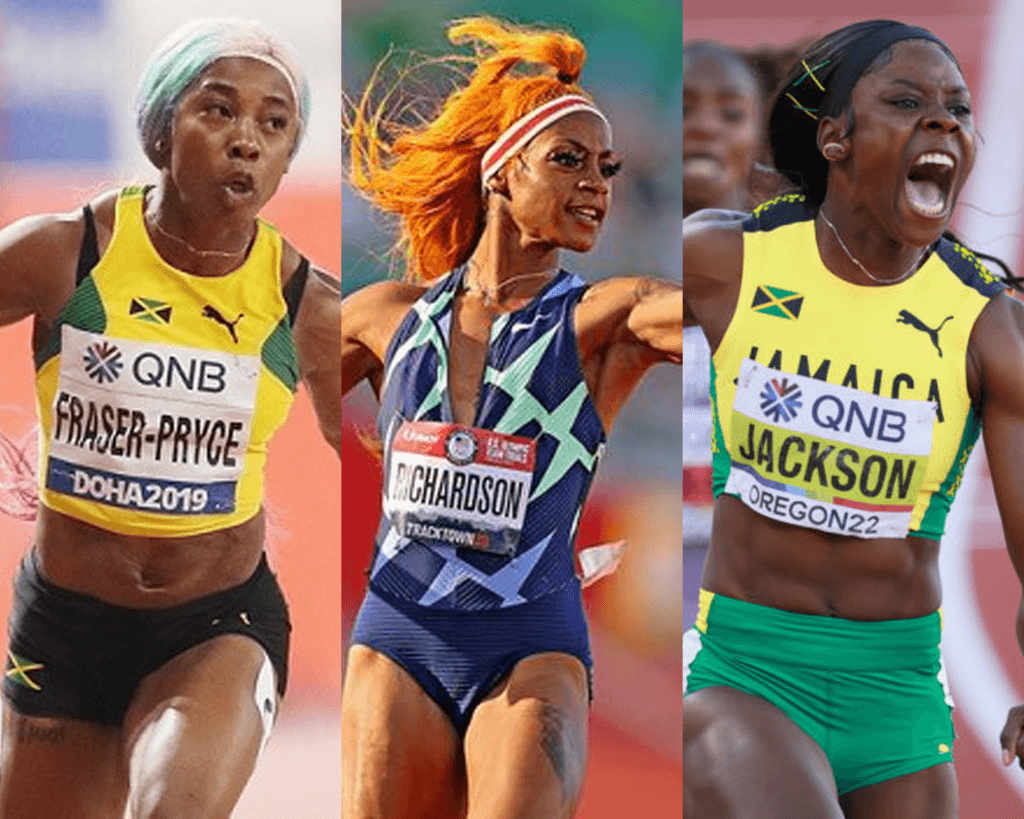 Shelly-Ann, Shericka, Sha’Carri clash at Brussels Diamond League