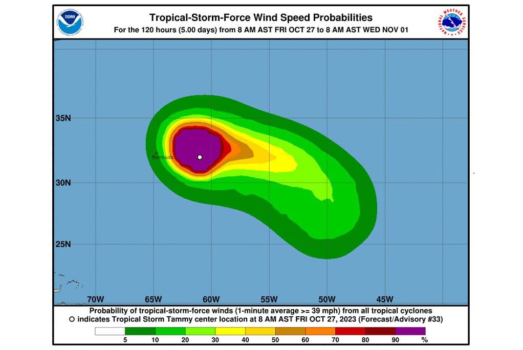 Tammy redevelops into tropical storm