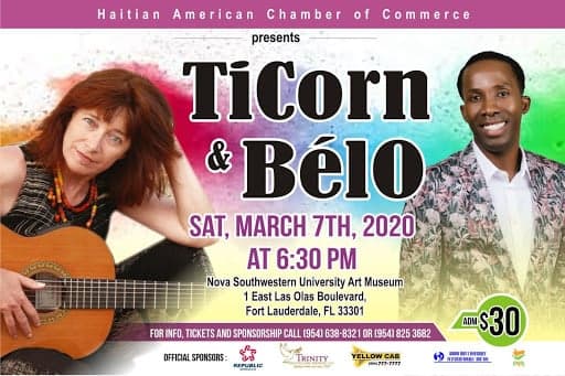 Haitian Folk Singer TiCorn Joins BélO For Concert at Nova University’s Art Museum