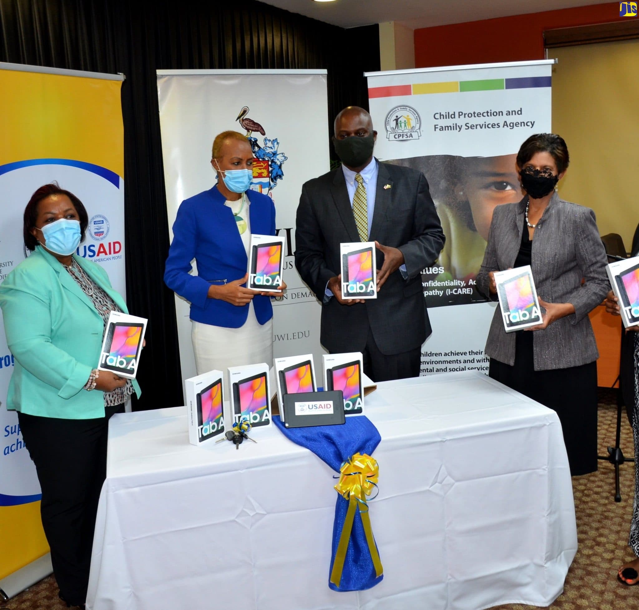 USAID Donates Over 1,000 Tablets to Children in Jamaica State Care