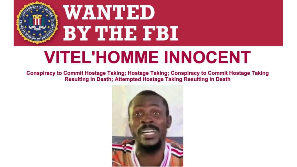 FBI adds Haitian gang leader to “Ten Most Wanted Fugitives” list