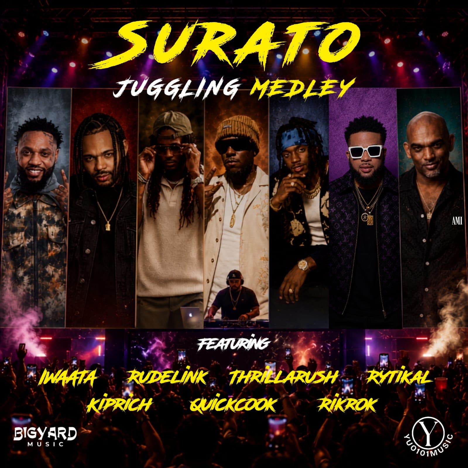 YUO101 Music, Big Yard release all-star 'Surato Juggling Medley Mix'