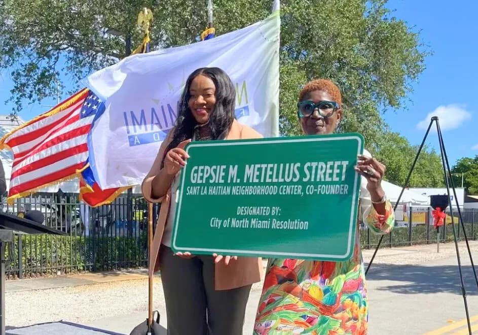 North Miami honors Haitian community leader with street renaming