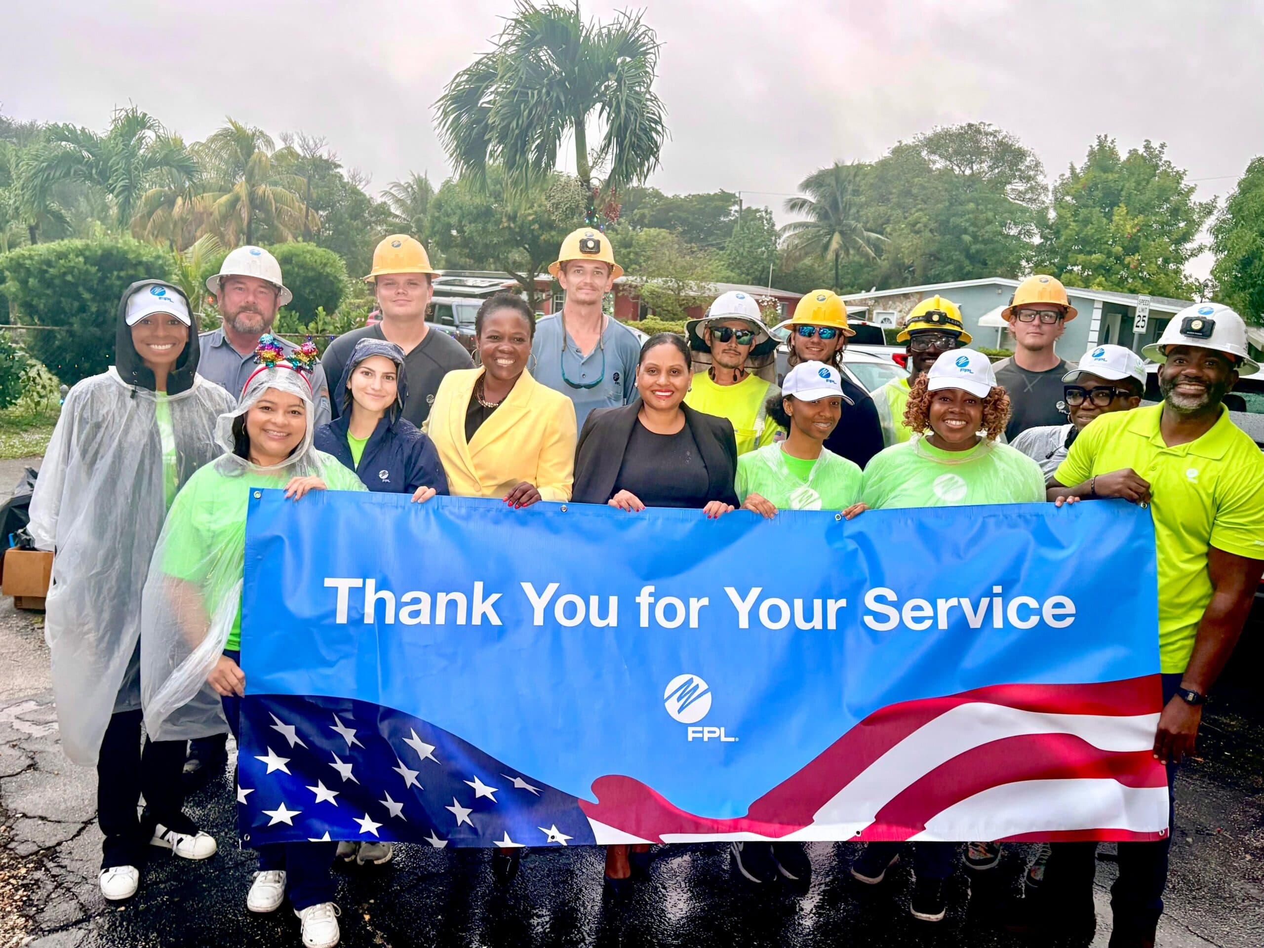Lauderhill, Florida Power & Light team up to deliver Christmas cheer to local veterans