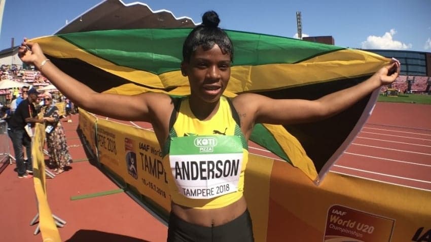Jamaica's Britany Anderson Named Among IAAF Female Rising Star Finalists