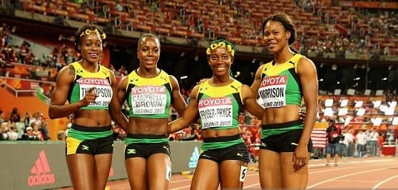 Jamaica wins gold in 4X100m, Trinidad & Tobago takes bronze