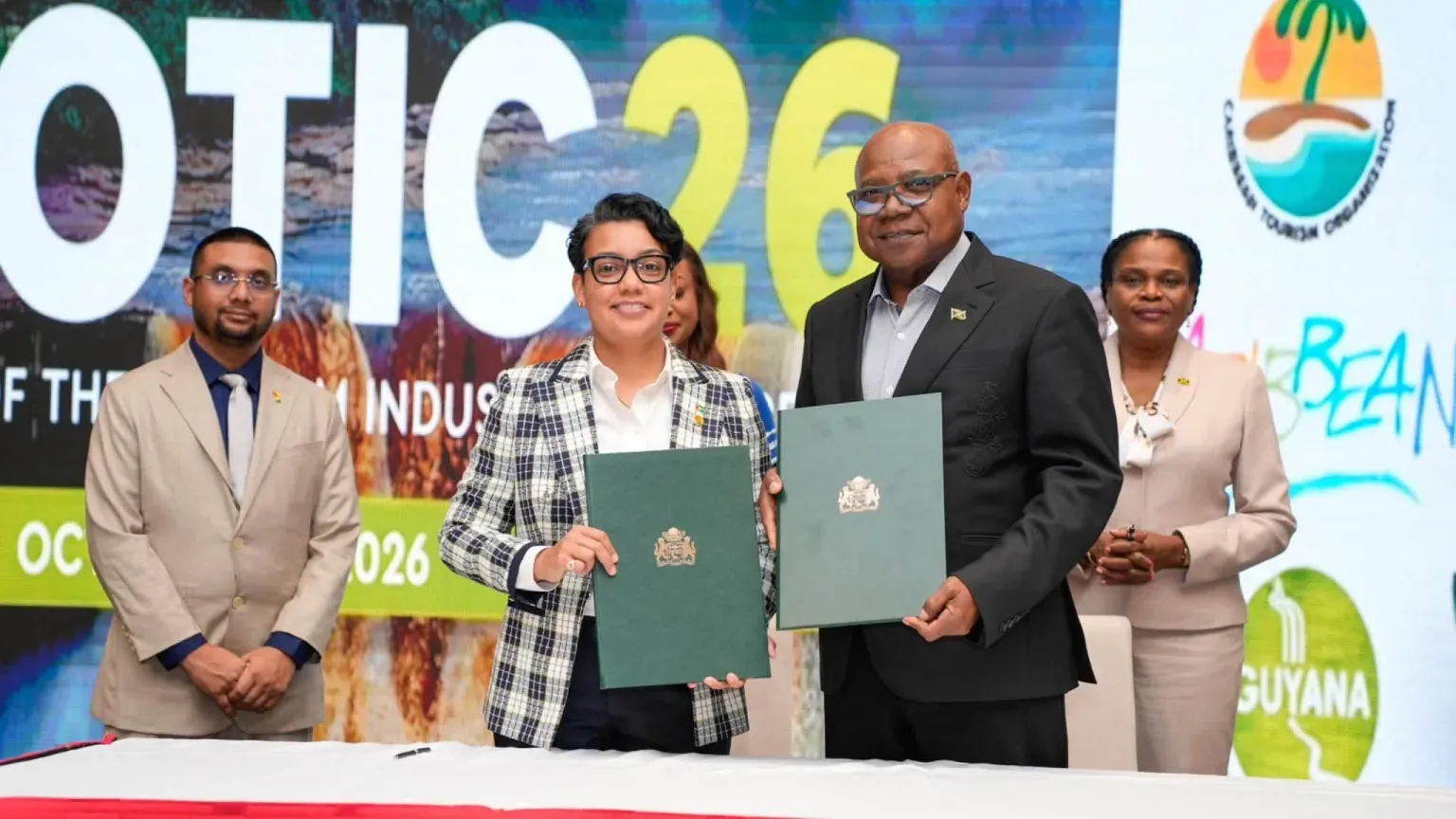 Guyana and Jamaica sign tourism cooperation agreement at SOTIC 2026